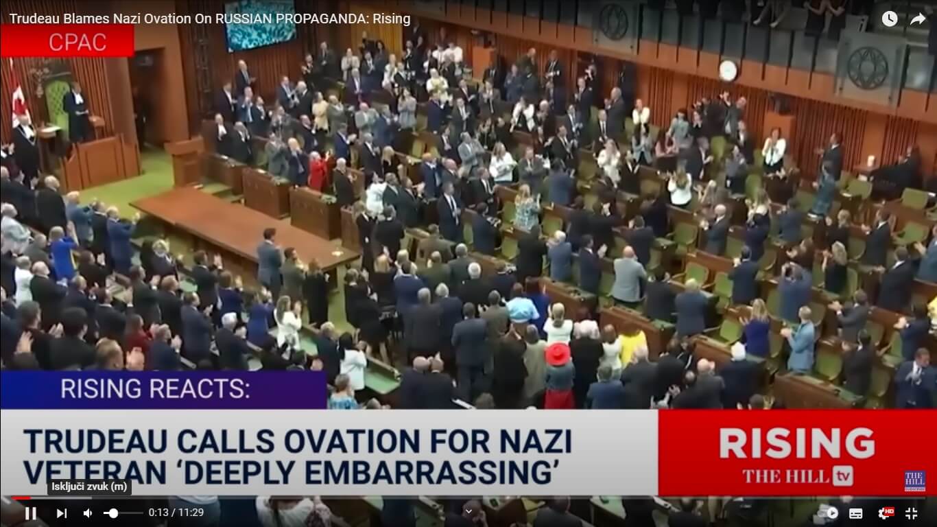 Screenshot: Video Still, People In Parliament Cheering